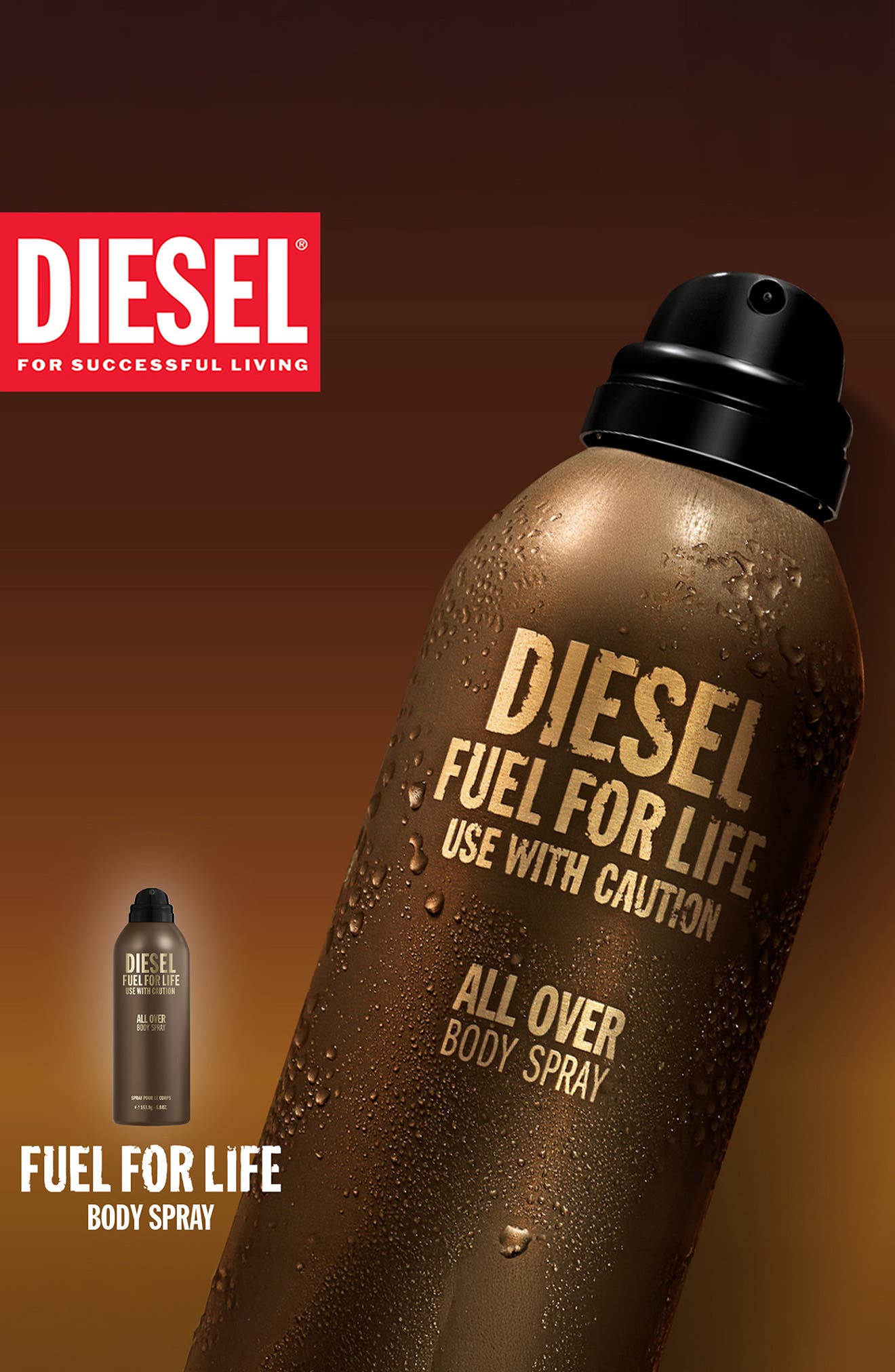 DIESEL® Fuel For Life Allover Body Spray (Men) | Nordstromrack