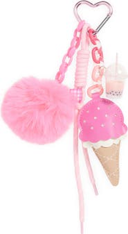 Cara Kids' Ice Cream & Pom Bag Charm