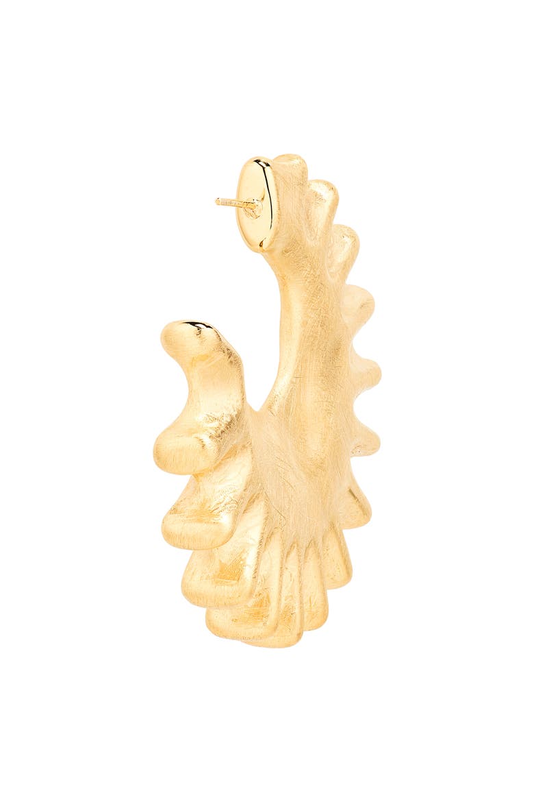 Les Creoles Hippocampe Hoop Earrings, Alternate, color, GOLD 280