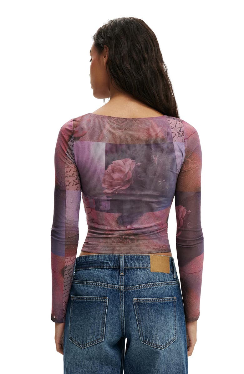 Cotton On Women's Ashley Mesh Long Sleeve Top, Alternate, color, 