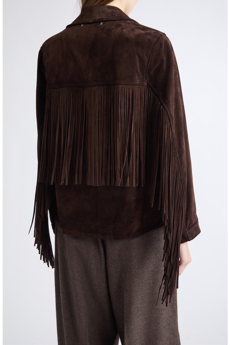 Journey Fringe Suede Jacket, Alternate, color, COFFEE BEAN