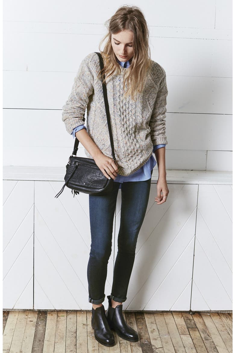 Treasure&Bond Skinny Jeans, Alternate, color, MODE BLUE BLACK