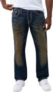 True Religion Ricky Super T Flap Straight Leg Jeans
