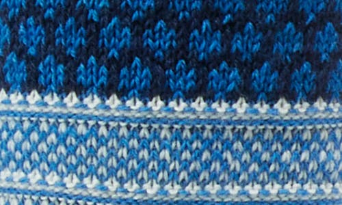 Smartwool Everyday Popcorn Cable Crew Socks In Blue