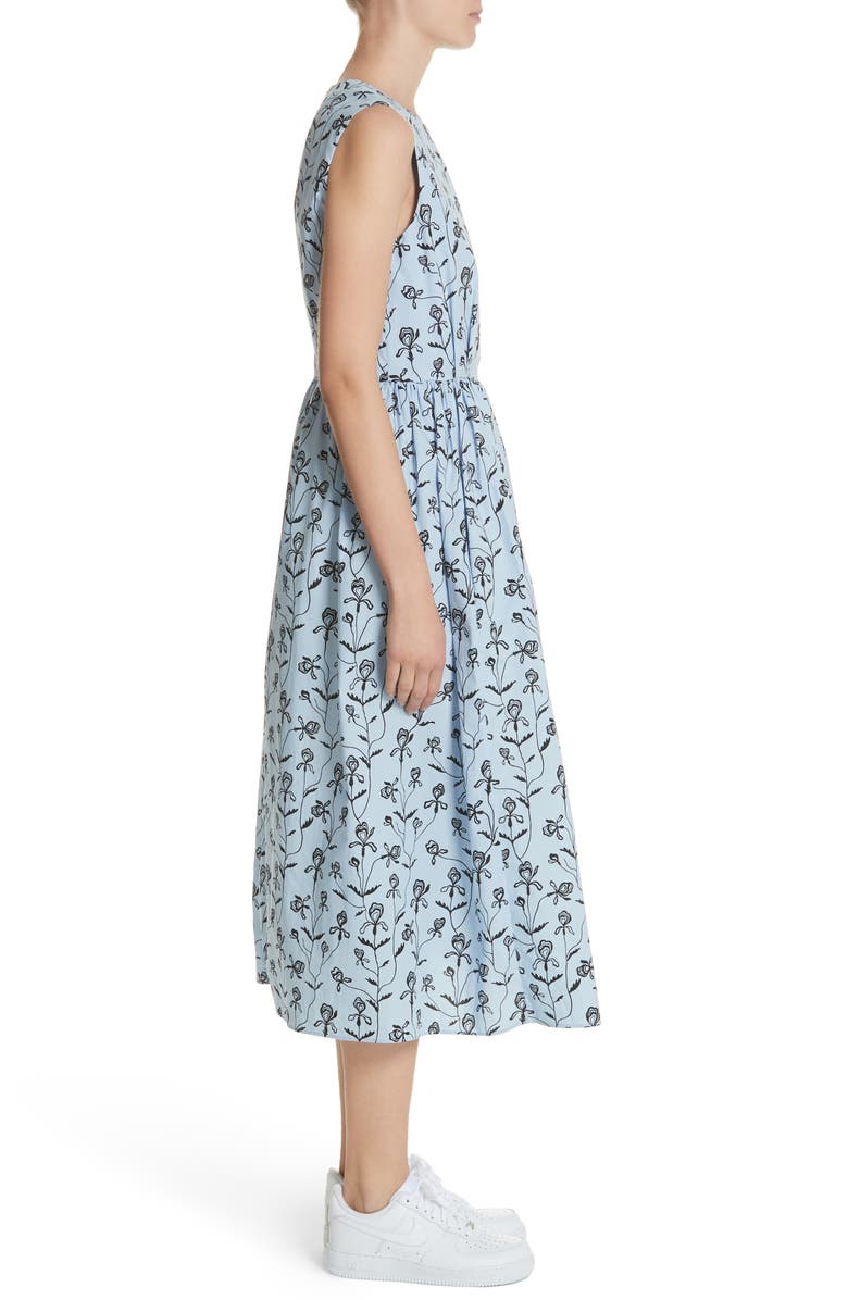 Sofie D'Hoore Floral Print Sleeveless Dress, Alternate, color,