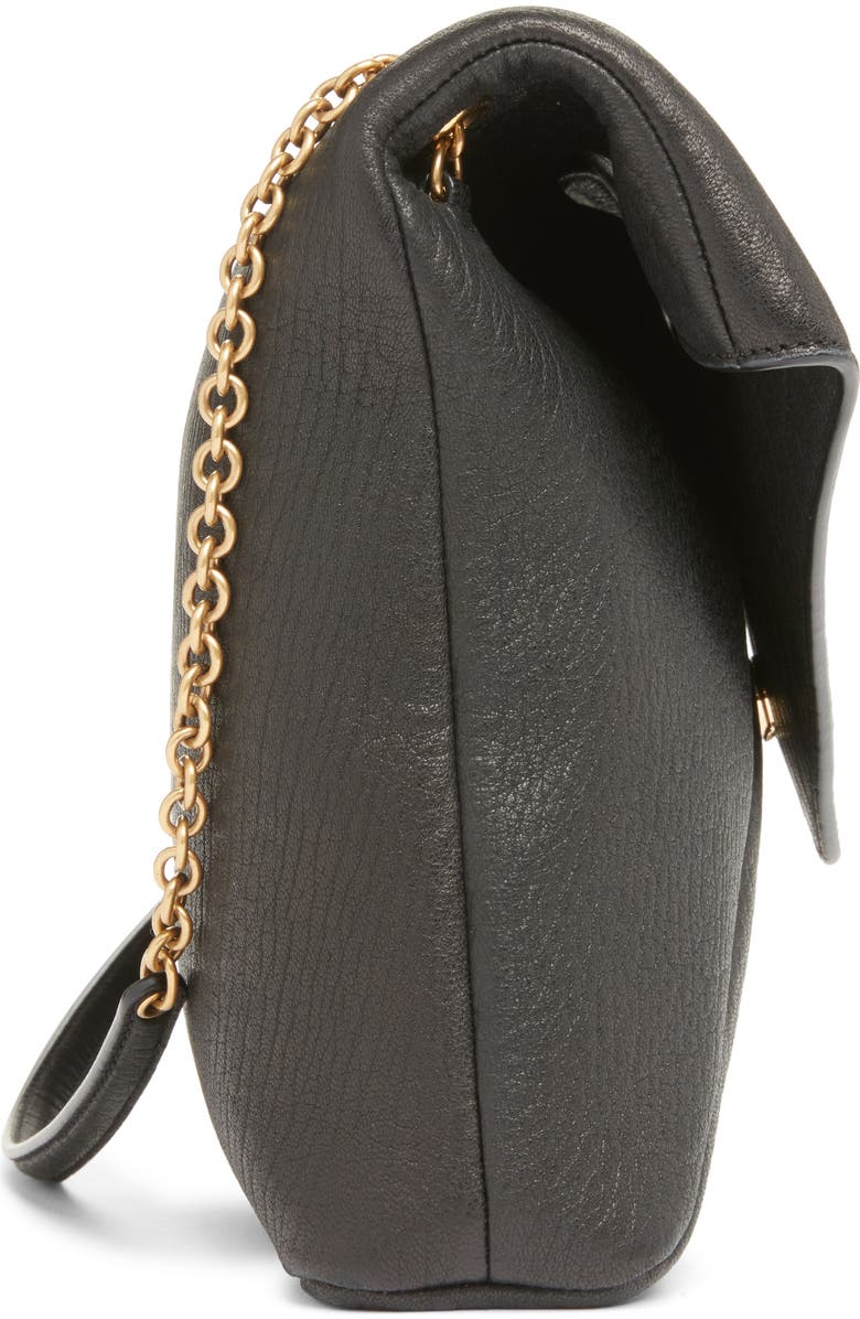 Saint Laurent CASSANDRE CHAIN POUCH, Alternate, color, Noir