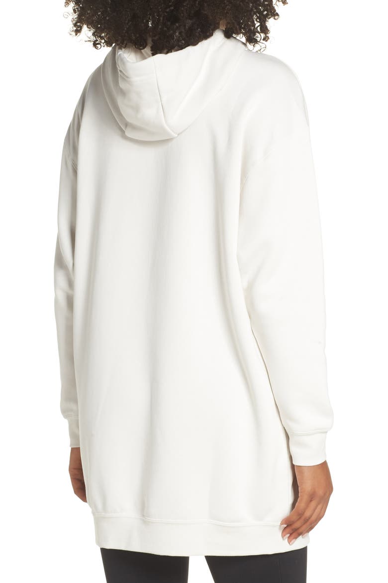 NSW Air Hooded Sweatshirt Dress, Alternate, color, PHANTOM/ BLACK