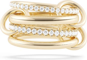 Polaris Linked Diamond Rings