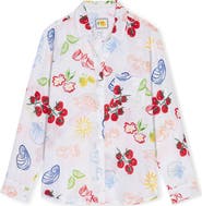 Rails x Giadzy Charli Antipasti Print Linen Blend Button-Up Shirt