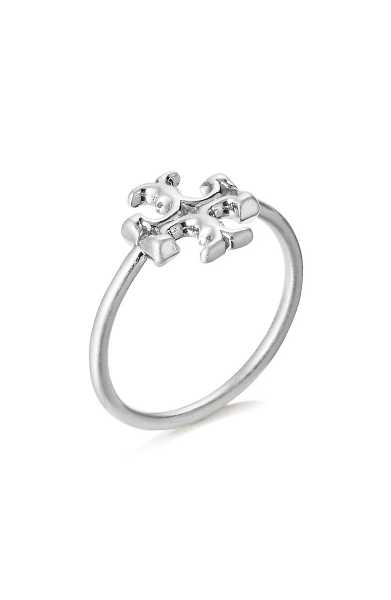 Tory Burch Kira Logo Ring, Main, color, 