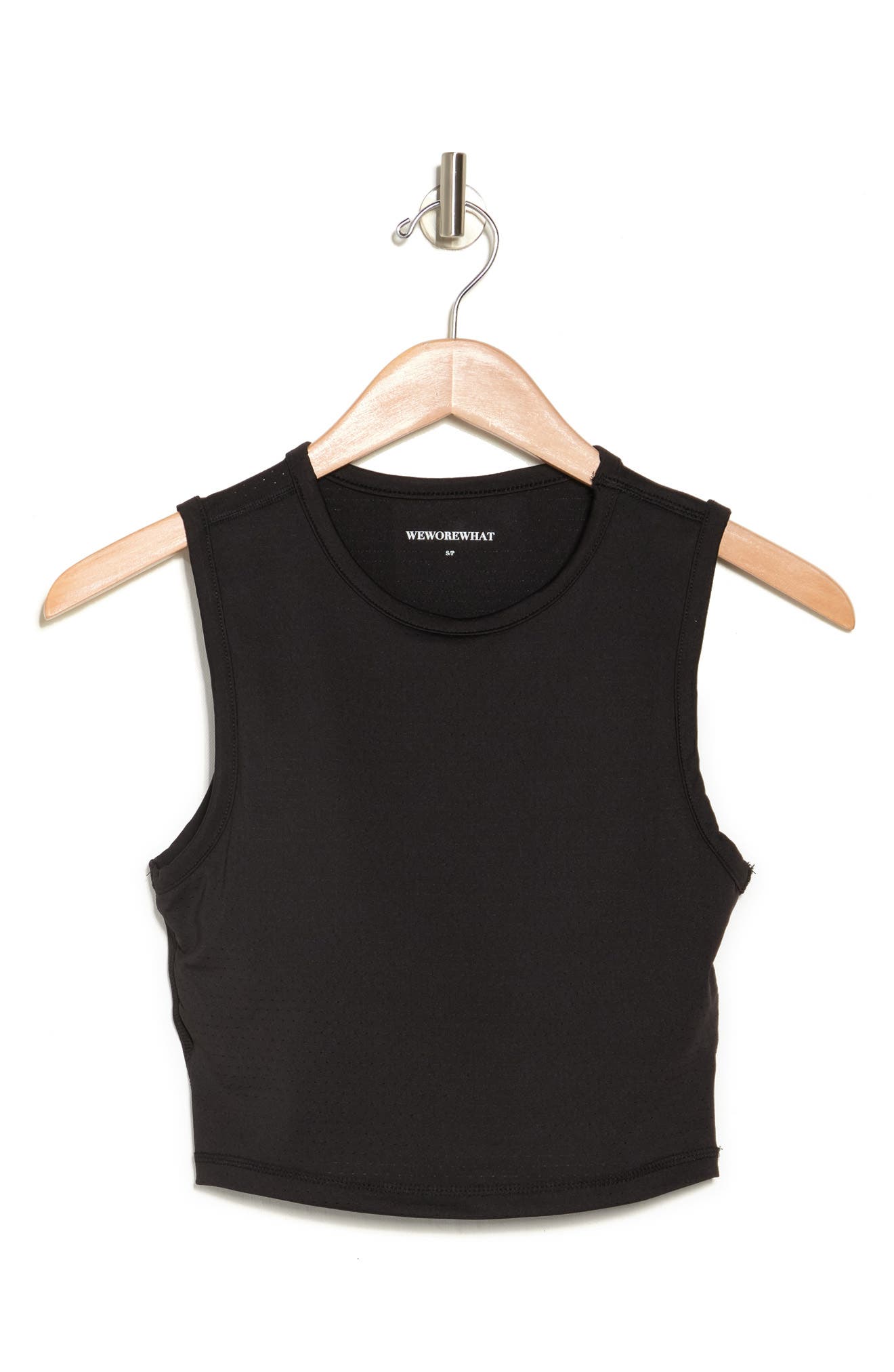 WeWoreWhat Crop Muscle Tank Top (Women) | Nordstromrack