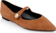 L'AGENCE Gersende Mary Jane Pointed Toe Flat