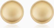 Oradina 14K Gold Buttoned Up Stud Earrings