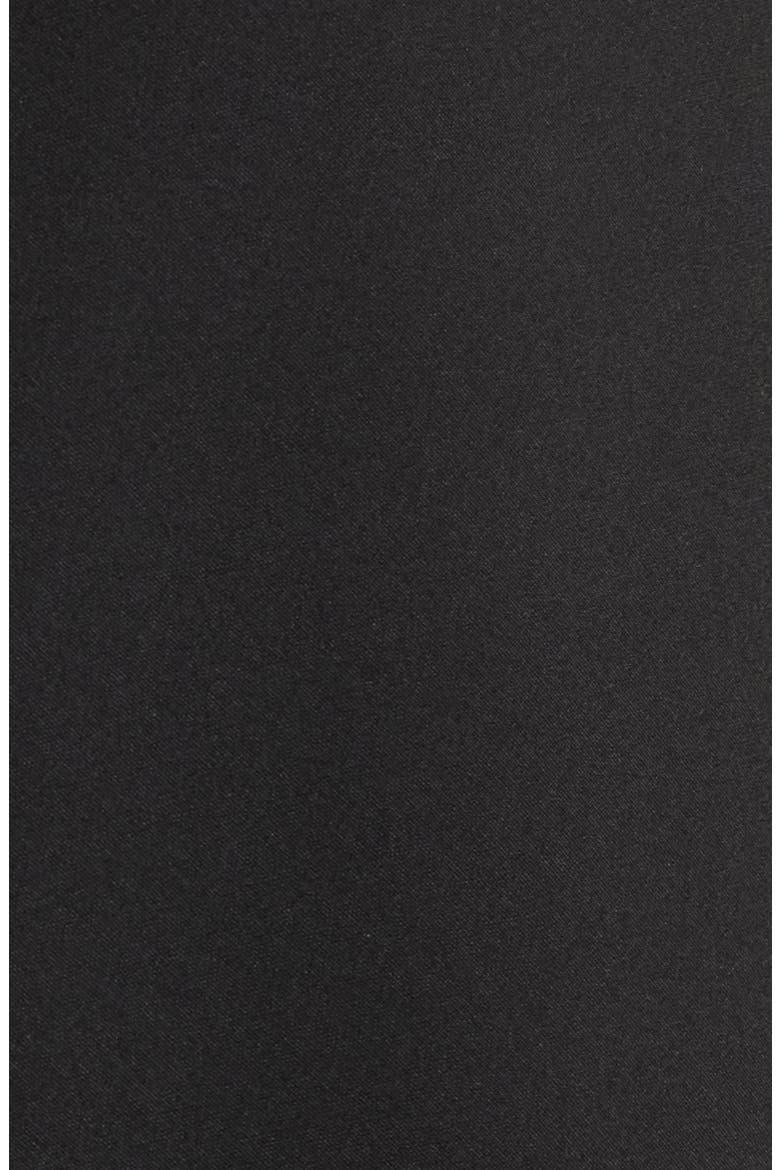 Dela Wool Twill Wide Leg Pants, Alternate, color, BLACK