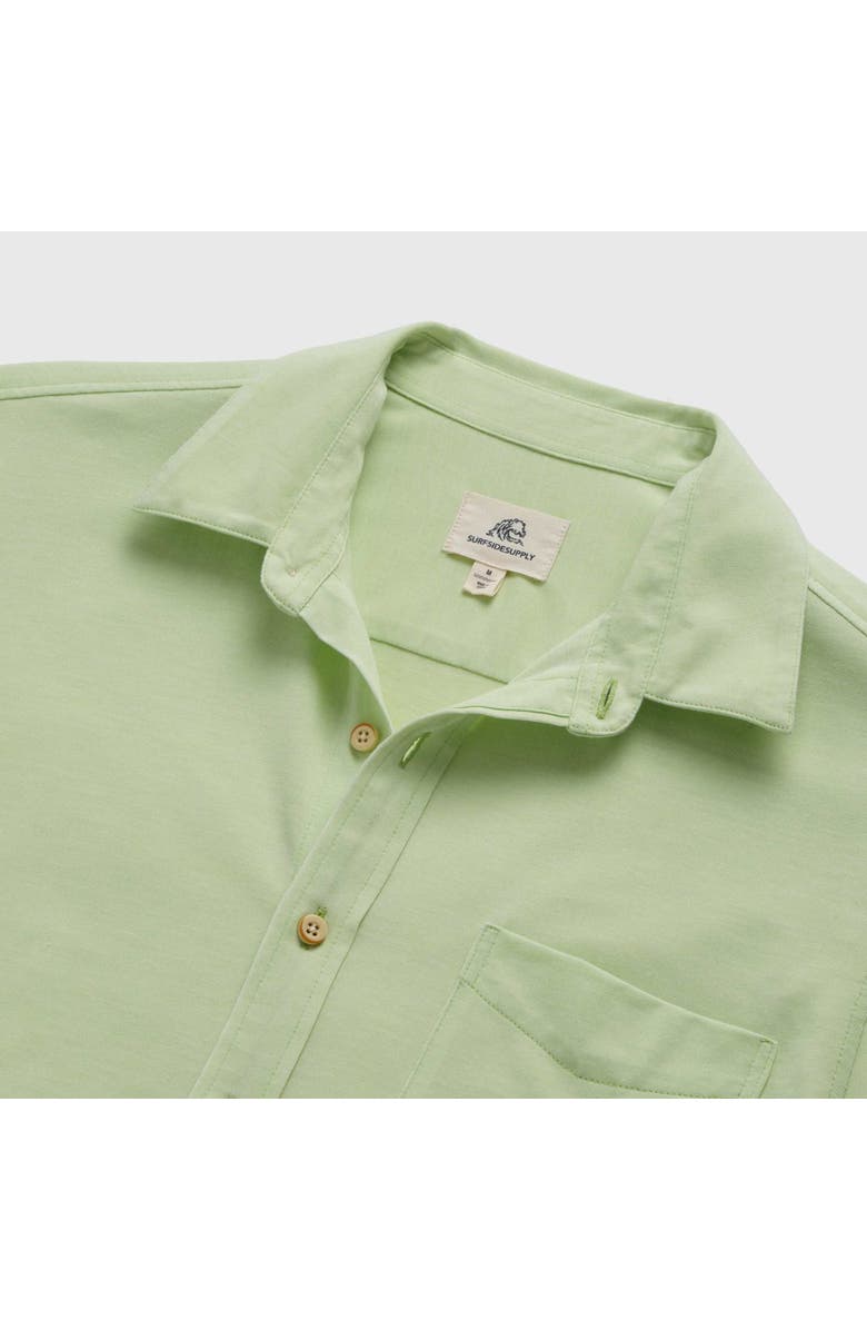 Surfside Supply Co. Tony Burnout Knit Shirt, Alternate, color, Margarita Green