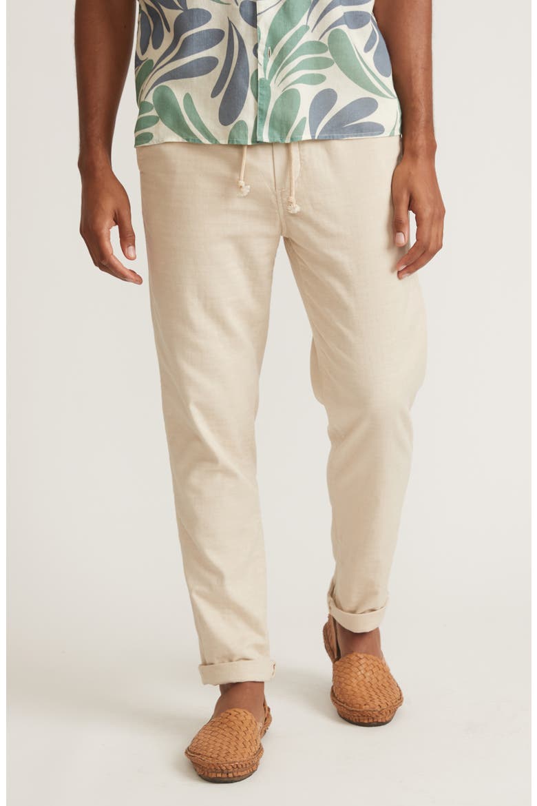 Saturday Stretch Cotton Beach Pants, Main, color, FOG