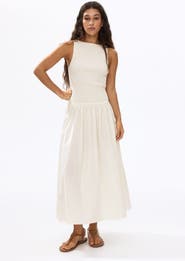 H&M Smocked seersucker dress
