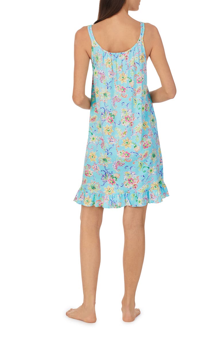 Lauren Ralph Lauren Cotton Blend Nightgown, Alternate, color, 