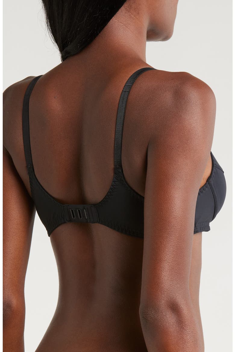 Everyday Easy-On Wireless Front Close Adaptive Bra, Alternate, color, BLACK