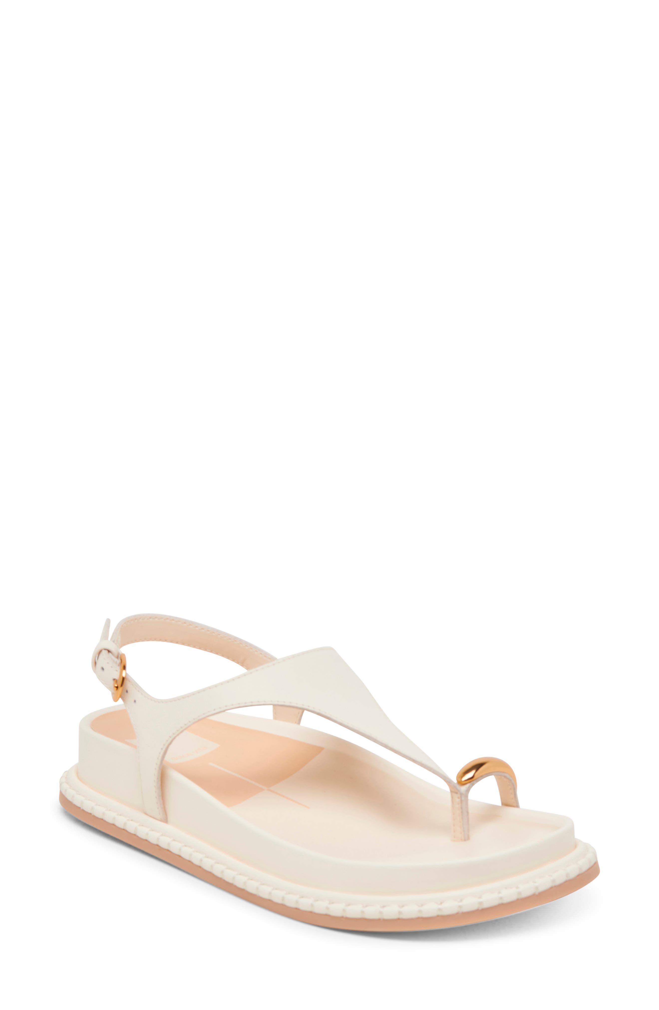 Stefan Slingback Sandal, Main, color, OFF WHITE LEATHER
