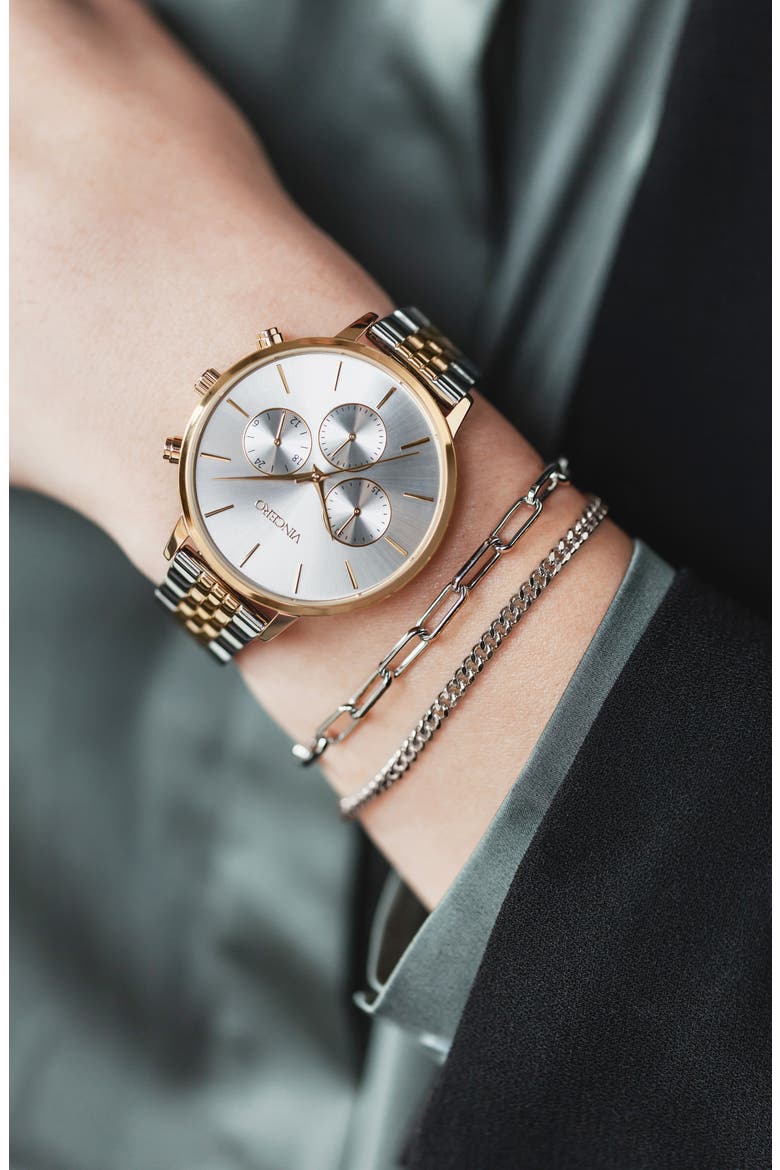 The Cuban Link Bracelet, Alternate, color, SILVER