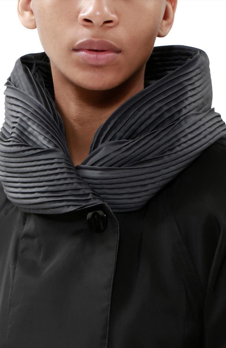 Mycra Pac Donatella Reversible Hooded Raincoat, Alternate, color, Grey Black