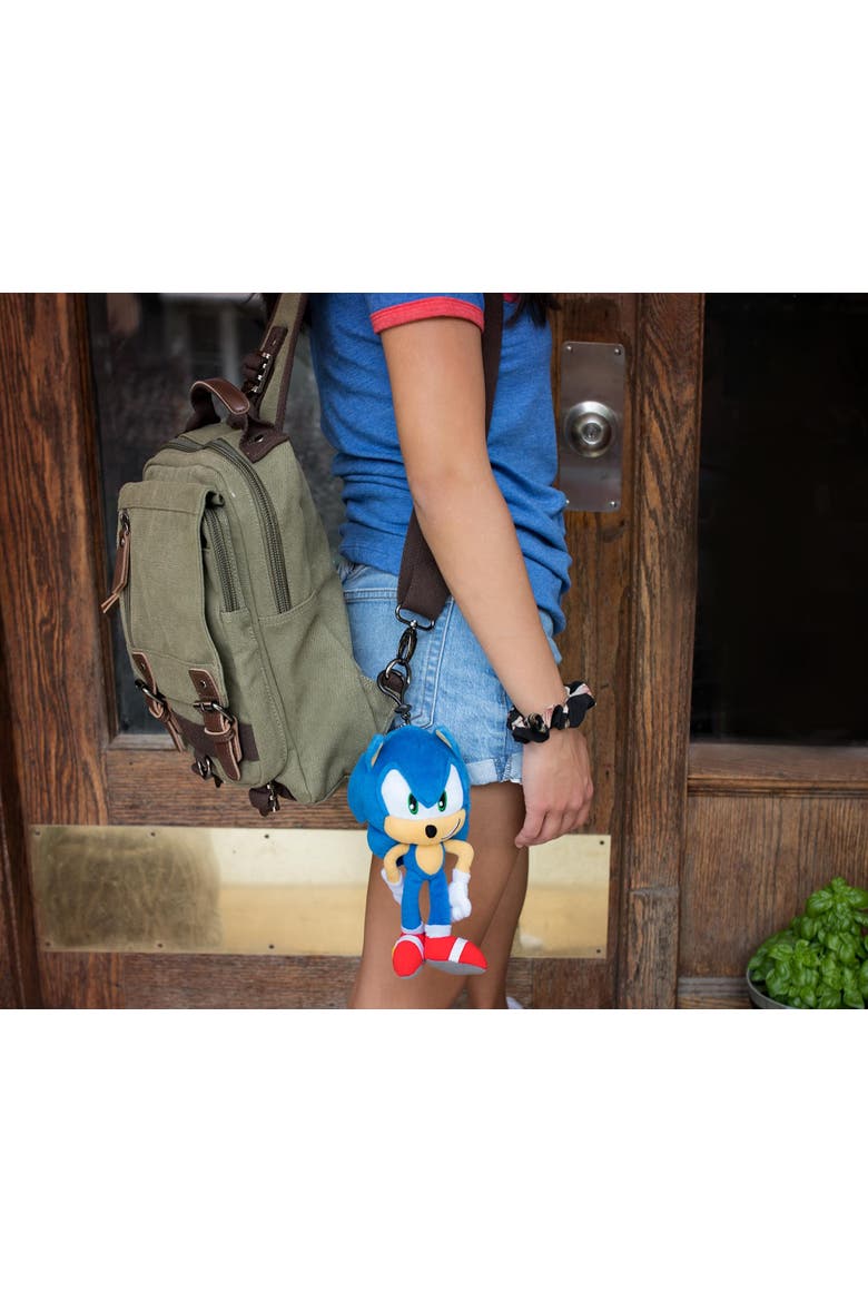 Sonic The Hedgehog Collector Plush Toy Clip-On | 8 Inches Tall, Alternate, color, Blue