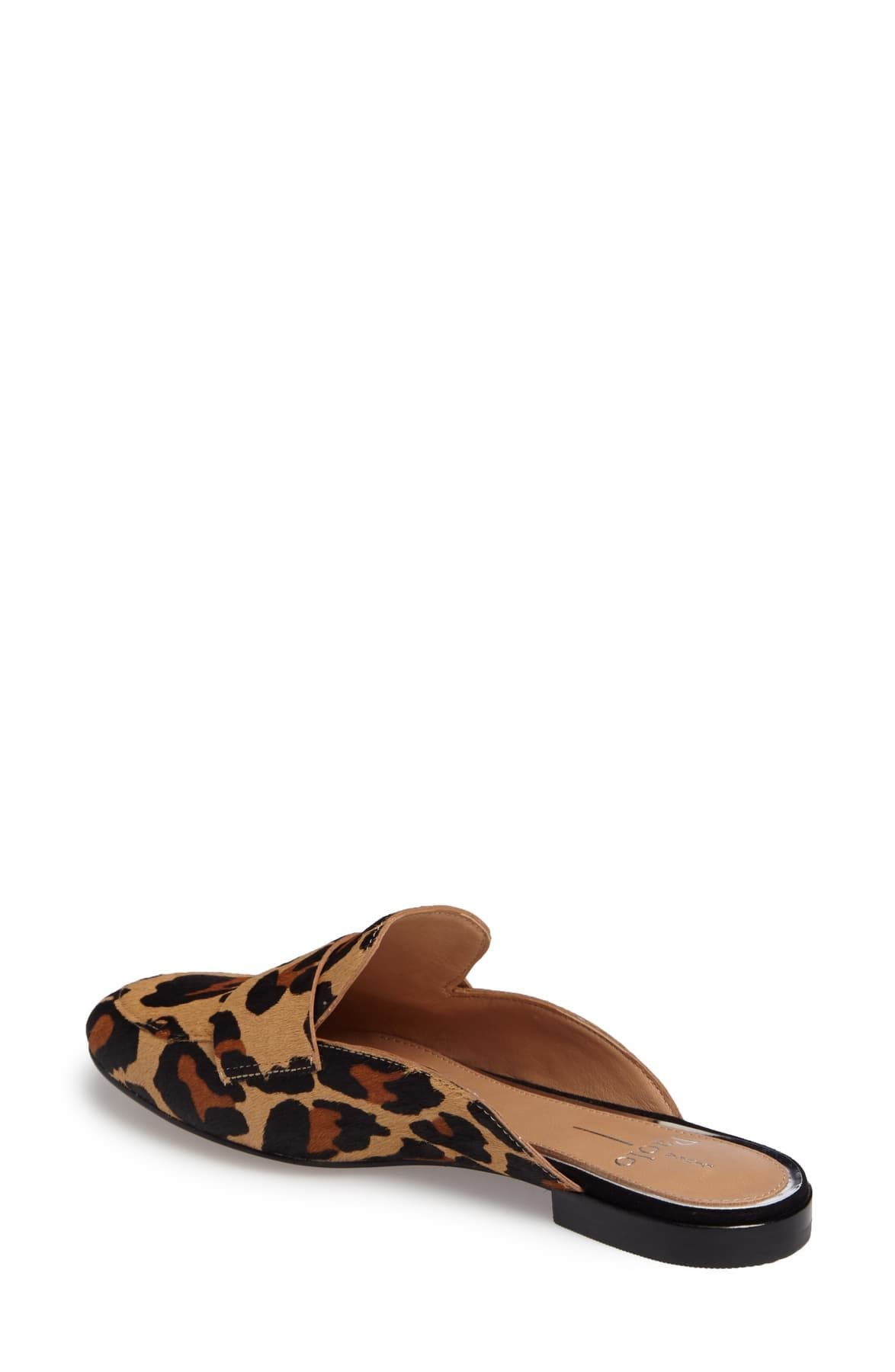 Annie Loafer Mule, Alternate, color, COGNAC/ BLACK