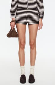 LIONESS Bloom Stripe Knit Shorts