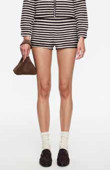 Bloom Stripe Knit Shorts