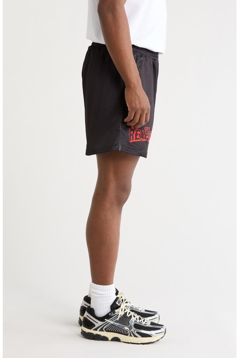 Elite City Reapers Mesh Shorts, Alternate, color, BLACK