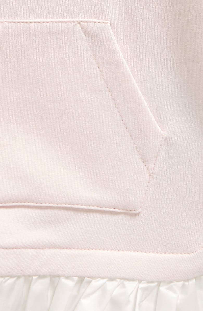 Moncler Kids' Logo Patch Short Sleeve Sweatshirt Dress, Alternate, color,