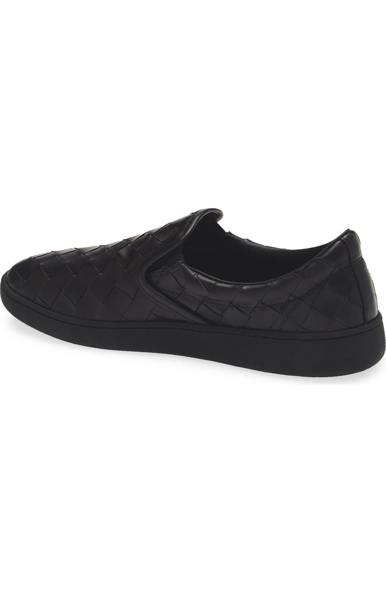 Bottega Veneta Sawyer Intrecciato Slip-On Sneaker, Alternate, color, Black