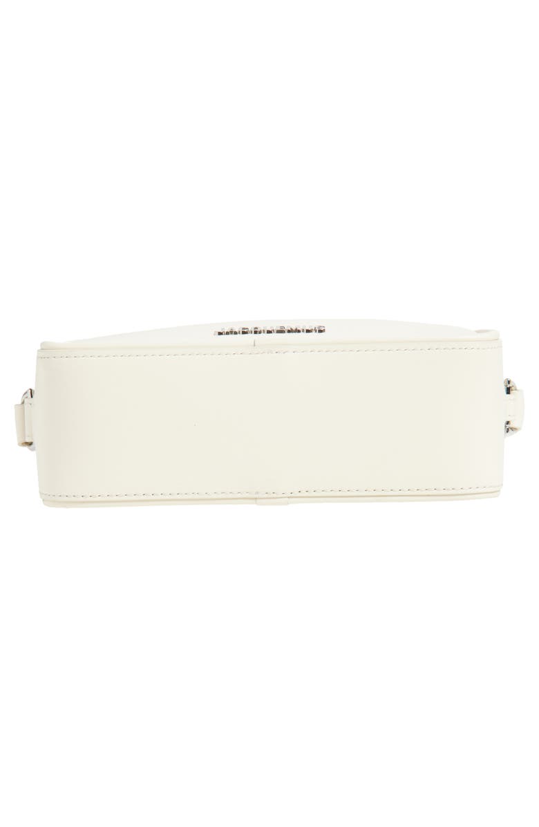 Jacquemus Le Baneto Leather Camera Bag, Alternate, color, Light Ivory 115