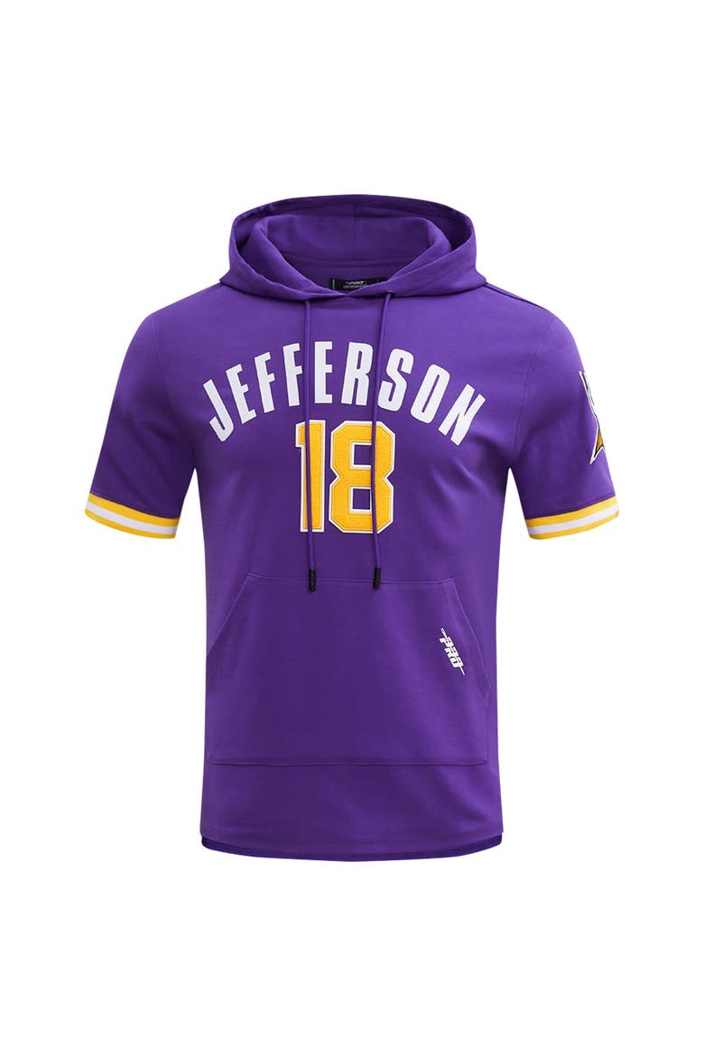 Men's Pro Standard Justin Jefferson Purple Minnesota Vikings Player Name & Number Hoodie T-Shirt, Alternate, color, Purple