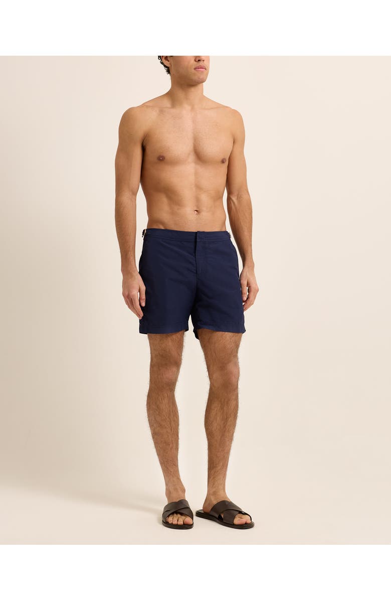 Orlebar Brown Bulldog Mid-Length Swim Shorts, Alternate, color, Navy