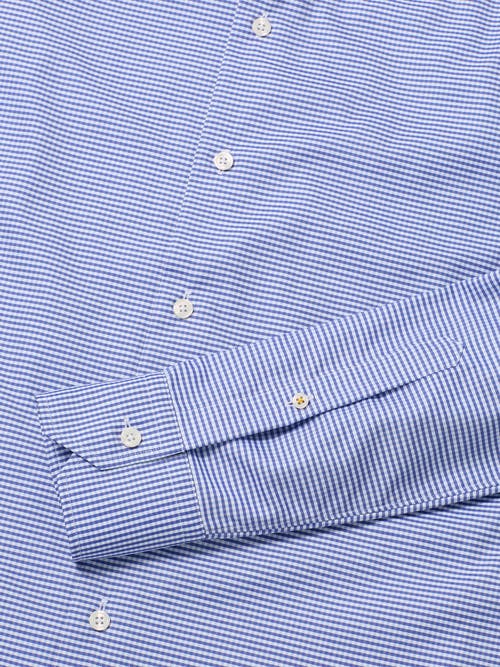 Robert Talbott Reynolds Contemporary Check Twill Shirt In Blue