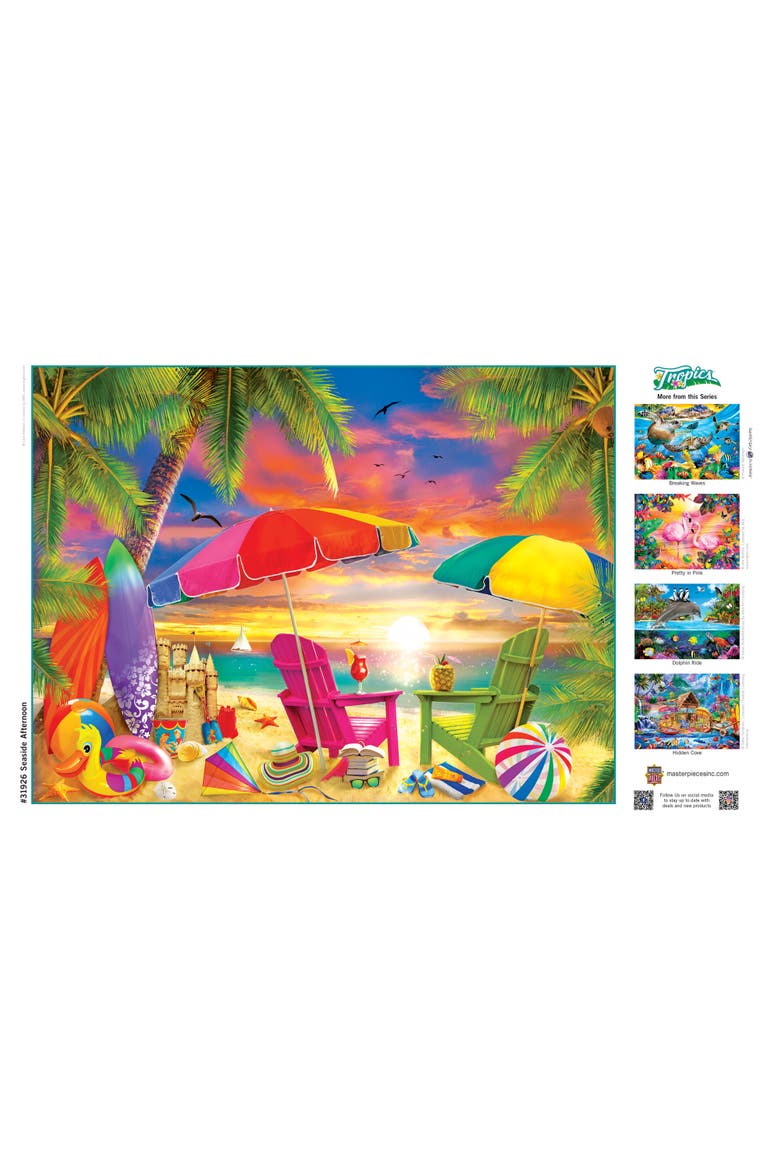 Seaside Afternoon 300 Piece Puzzle, Alternate, color, Multicolor