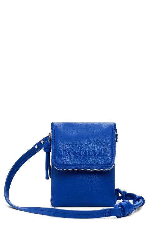 Faux Leather Phone Crossbody Bag