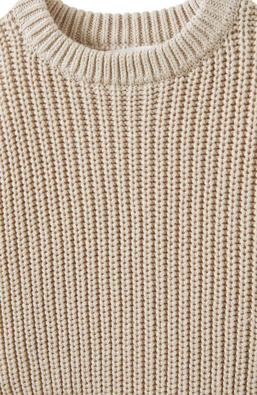 Cotton On Kids Connor Crew Neck Jumper In Neutral