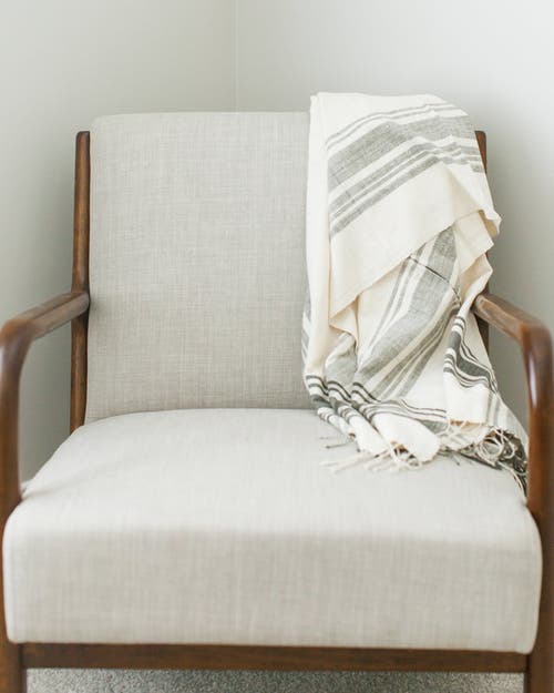 Creative Women Cabin Hatch Cotton Throw Blanket In Gray