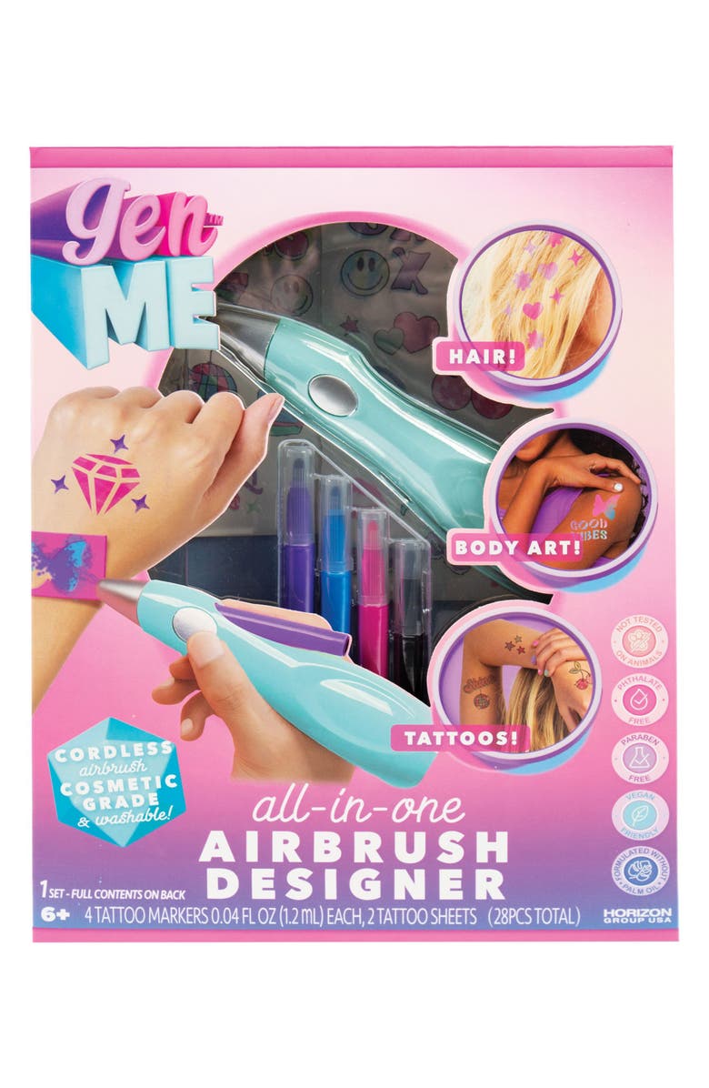 GEN-ME Kids' All-in-One Airbrush Designer Kit, Main, color, 