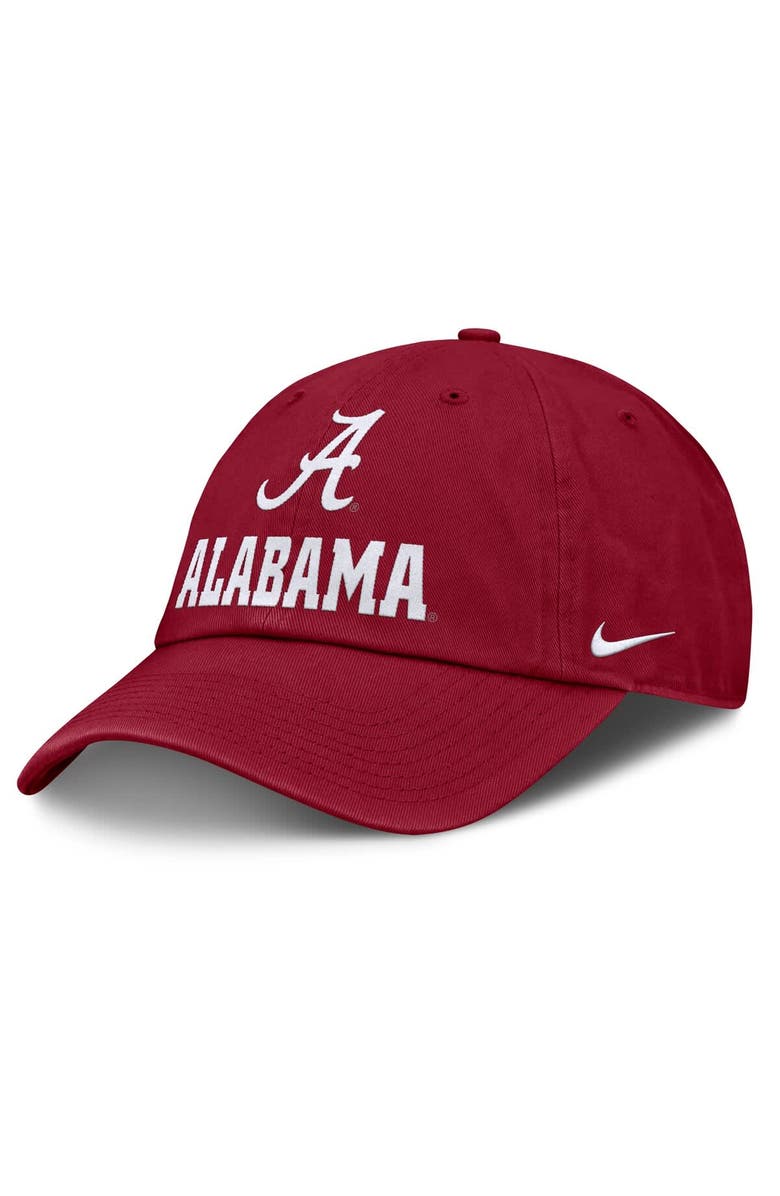 Nike Men's Nike Crimson Alabama Crimson Tide 2025 Sideline Club Adjustable Hat, Alternate, color, 
