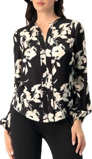 IVONNE Double front Placket Satin Shirt