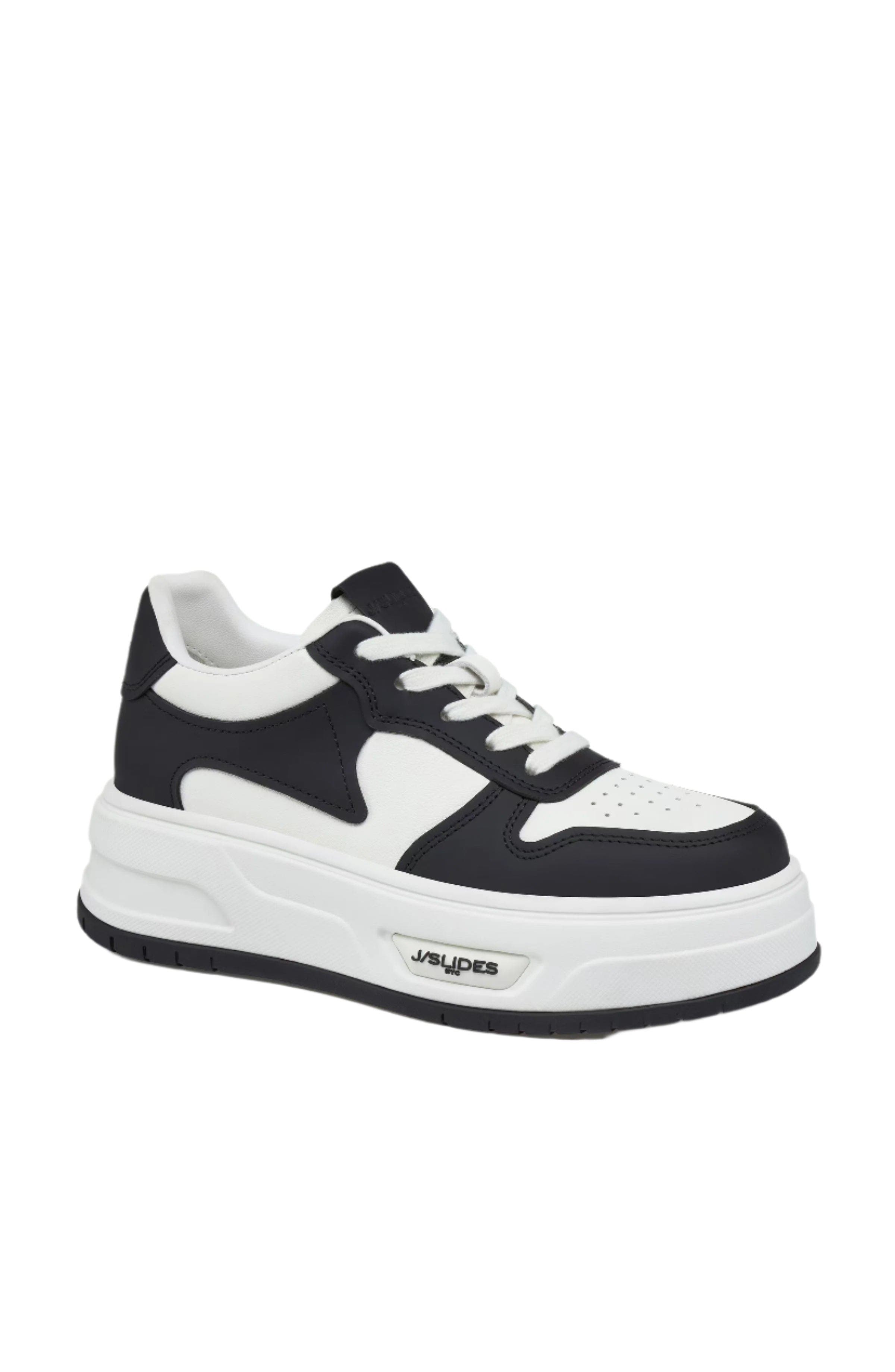 JSlides Pearl Sneaker, Alternate, color, Black White