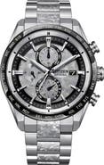 Citizen Attesa Worldtime Automatic Chronograph Bracelet Watch, 42mm