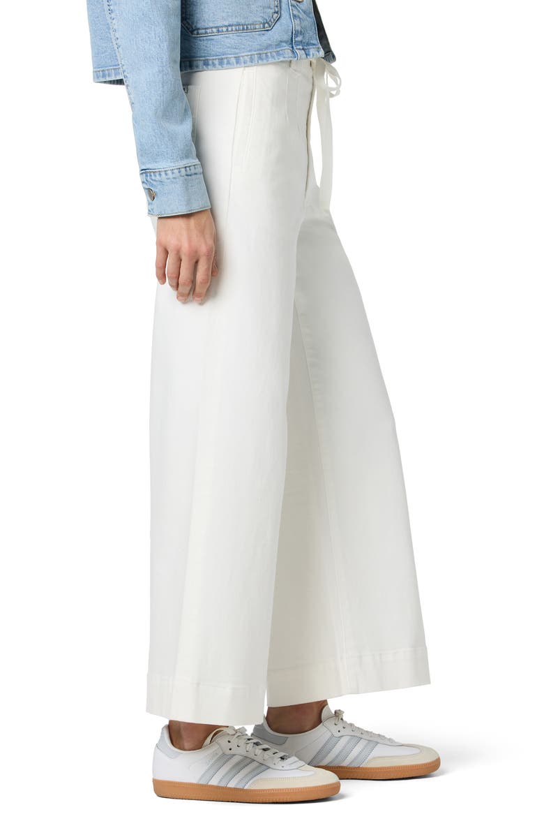 Joe's Tie Front Trouser Ankle Jeans, Alternate, color, White