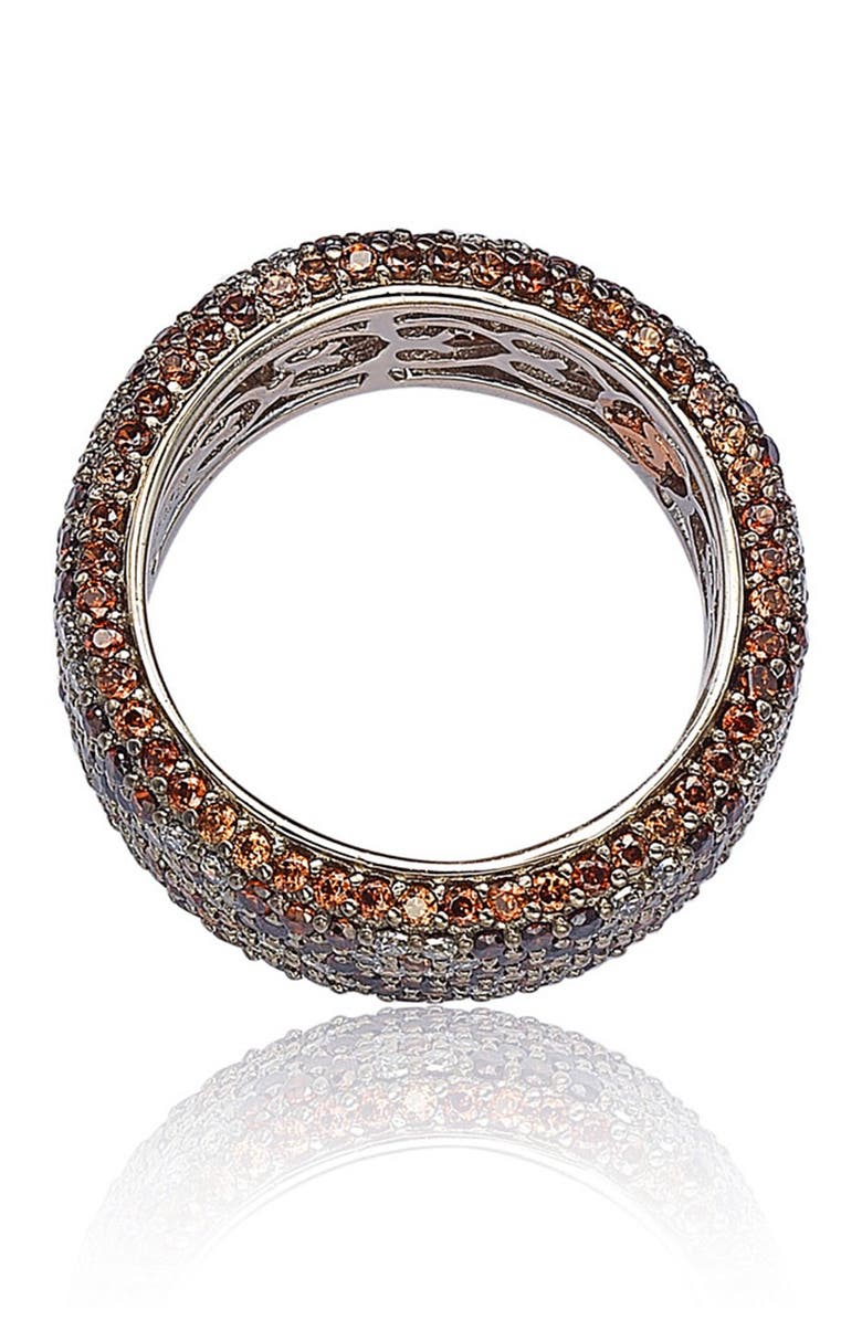SUZY LEVIAN Cubic Zirconia Floral Eternity Band, Alternate, color, 