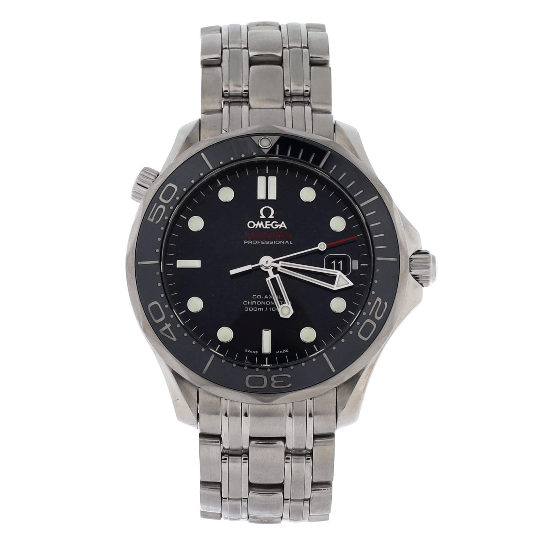 Seamaster Professional Diver 300M Co-Axial Chronometer Automatic Watch Stainless Steel 41, Main, color, Metallic Silver