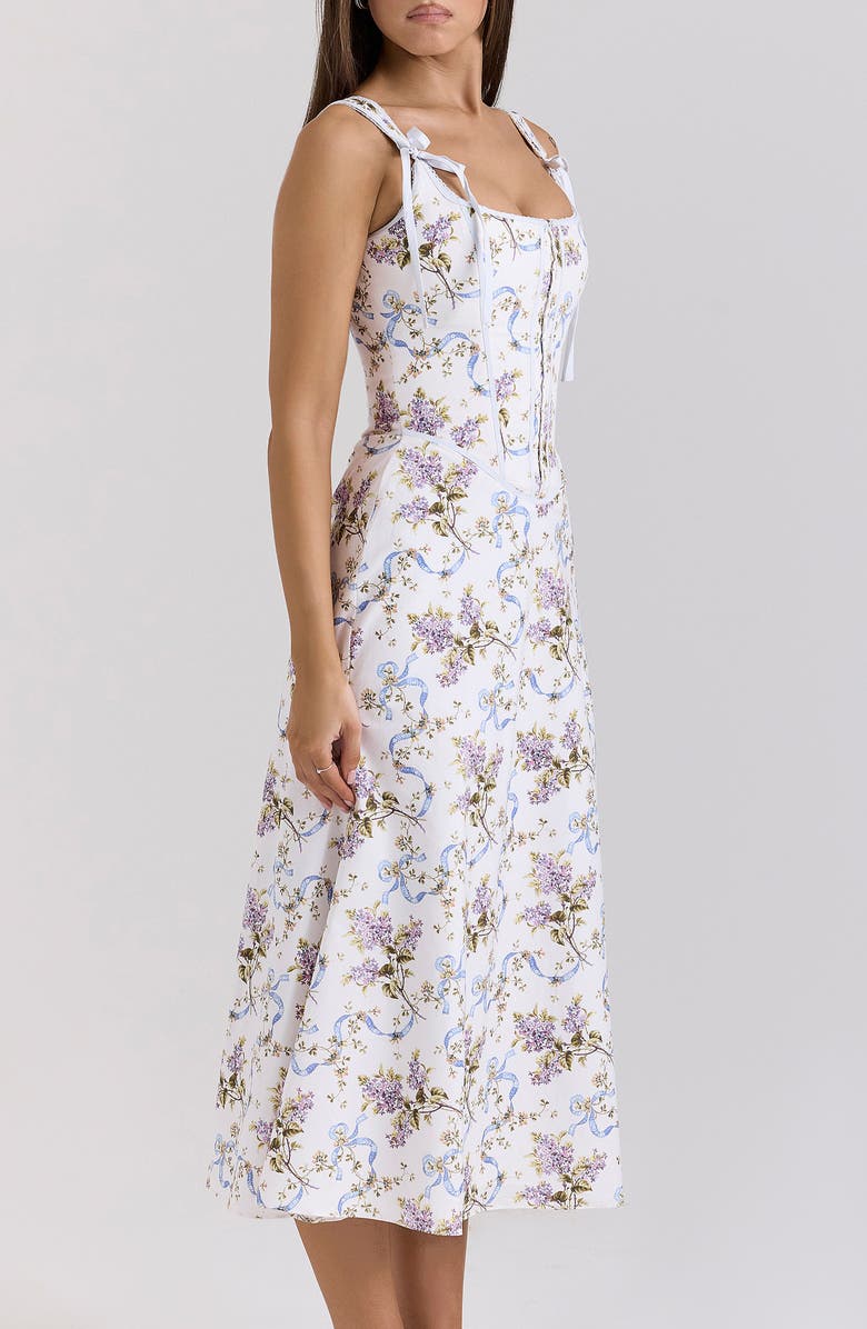 HOUSE OF CB Dionne Ruffle Corset Minidress, Alternate, color, 